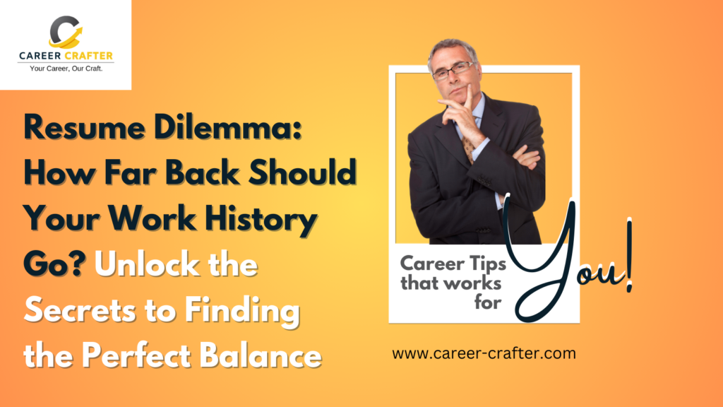 Should You Put All Work History On A Resume